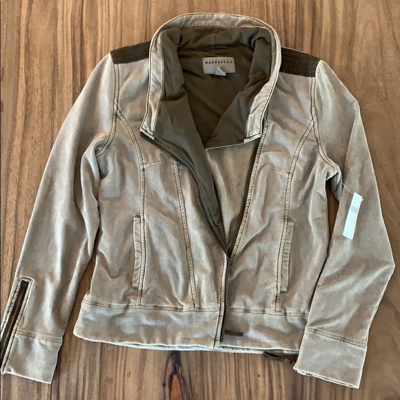 Anthropologie Jackets & Blazers - Anthropologie Vegan Suede Bomber Jacket